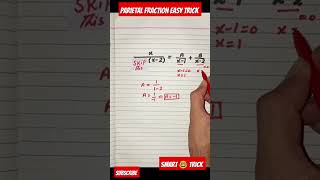 Partial fractionpartial fraction easy trick mathsshortsviralfraction partialmathstrick [upl. by Anear]