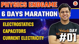 NEET 2023 Physics Marathon  DAY 1  ELECTROSTATICS CAPACITORS amp CURRENT ELECTRICITY  Gaurav Sir [upl. by Fang940]