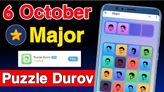 6 October Mazor Puzzle Durov Solve Today  Mazor Daily Combo 6 October [upl. by Ahseekal]