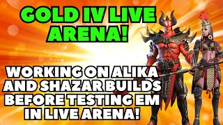 Alika And Shazar Rebuilds Before Testing Em In Live Arena [upl. by Hsilgne]