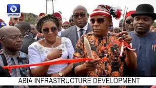 Vice President Inaugurates Aba Power Project Roads [upl. by Mcgee]