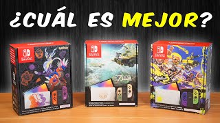 compré TODAS las NINTENDO SWITCH OLED Ediciones Especiales 😎 ¿Cuál es mejor [upl. by Mihe]