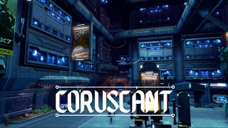 Star Wars Ambience  Coruscant  Justicar Territory ambient city sounds no music [upl. by Ecirpac]