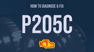 How to Diagnose and Fix P205C Engine Code  OBD II Trouble Code Explain [upl. by Yvad]