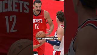 Corey Kispert’s reaction to Steven Adams running at him 💀 [upl. by Azila671]