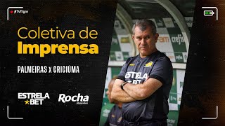 COLETIVA DE IMPRENSA  PALMEIRAS x CRICIÚMA  BRASILEIRÃO 2024 [upl. by Sebbie]