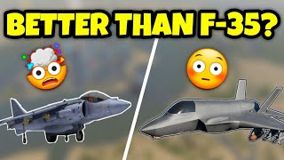 The Harrier Jump Jet Vs F35 Lighting  War Tycoon [upl. by Orna]