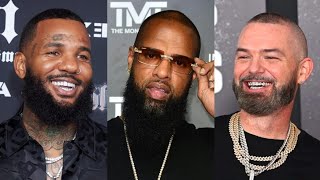 THE GAME AND PAUL WALL ROAST SLIM THUG FOR SEEMING TO quotCHOP OFFquot HIS BEARD [upl. by Ddej]