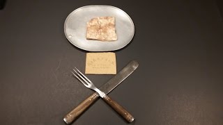 1863 American Civil War Hardtack Oldest Cracker Ever Eaten Military MRE Food Review Tasting Test [upl. by Nylaj]