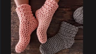 Pantuflas o babuchas a crochet ¡Paso a paso [upl. by Erdua]