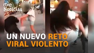 CAZA AL PIJO Un BRUTAL reto viral que graba PALIZAS en las REDES SOCIALES  RTVE Noticias [upl. by Sicular]