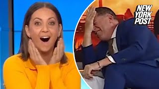 Australian TV hosts lose it over young boy’s shocking vegan joke [upl. by Hcahsem374]