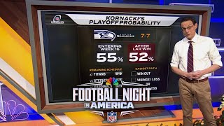 Seattle Seahawks trajectory to make NFC playoffs with Steve Kornacki  FNIA  NFL on NBC [upl. by Niawtna]