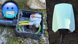 Frozen Earth Rod Stops EV Charger Installation UK ❄️ [upl. by Llevert]