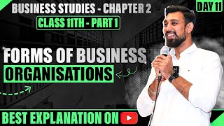 Forms of business organisations  Chapter 2  Business Studies  Class 11  Part 1 [upl. by Issie]