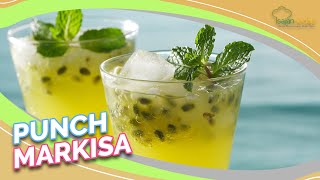 Resep Punch Markisa Minuman Dingin ala Cafe yang Segar Banget [upl. by Akirdna]