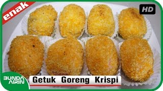 Cara Membuat Getuk Goreng Krispi Resep Jajanan Indonesia Recipes Cooking Bunda Airin [upl. by Cordula]