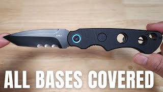 BEST EDC FOLDING KNIFE 2024 CRKT ABC ALL BASES COVERED KNIFE REVIEW [upl. by Clarissa]