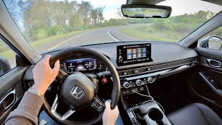 2022 Honda Civic Touring Sedan  POV Review [upl. by Chita]