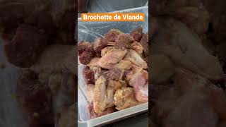 Cuisine Congolaise  Brochette de Viande  food [upl. by Yesllek]