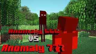 Minecraft Anomaly 666 VS Anomaly 777 [upl. by Adis]