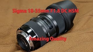 SIGMA 18 35mm F18 DC HSM のご紹介 [upl. by Pinebrook]