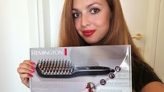 Review della nuova Spazzola lisciante Remington  Straight Brush [upl. by Eisus]