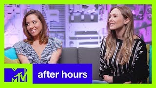 Aubrey Plaza amp Elizabeth Olsen of Ingrid Goes West Get Trapped  After Hours  MTV [upl. by Lonier]