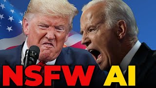 AI NSFW 18 TRUMP vs BIDEN NEXTGEN AIS GO OFF THE RAILS 247 [upl. by Awad481]