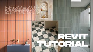 Procedural Materials in Revit [upl. by Enined]