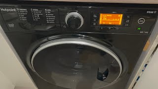 Hotpoint Washer Dryer  Starting Whites 60c with drying [upl. by Torrell138]