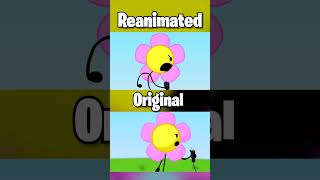 BFDI 2 Reanimated COMPARISON 2 🤯 shorts bfdi animation MrBeast [upl. by Tenner]