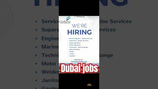 jobs in dubai Goltens marine services viral youtubeshorts [upl. by Nolrah]