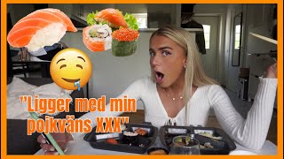 MUKBANG  REAGERAR PÅ ERA HEMLIGHETER [upl. by Nojad]