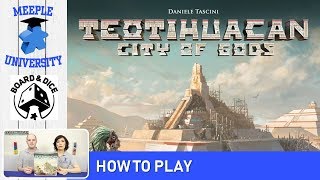 Teotihuacan City of Gods Board Game – How to Play Drop the rulebook learn from this video [upl. by Eedyak]