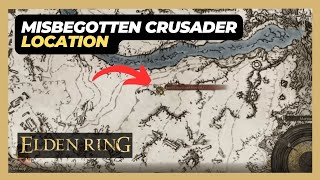 Misbegotten Crusader Mountaintops of the Giants Boss Location  Elden Ring [upl. by Atteiluj]