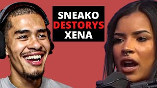 Why Sneako DESTROYED Xena from Fresh and Fit [upl. by Elconin]