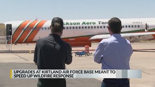 Upgrades at Kirtland Air Force Base meant to speed up wildfire response [upl. by Ruy]