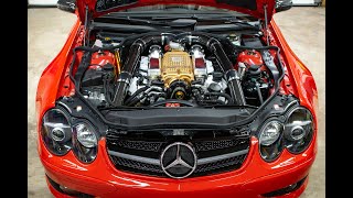 Walkaround and tour of custom Mercedes Benz SL55 AMG Sounds and looks insane [upl. by Bodnar]