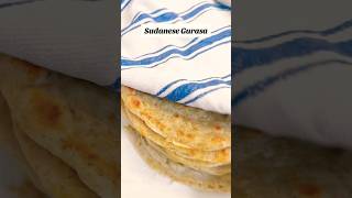 Sudanese fluffy pancakes or Gurasa food shorts [upl. by Assirod]