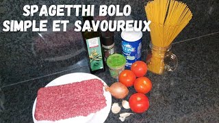 Recette spaghetti bolognaise simple et savoureuse 🍅🥩🍝  Cuisine faite maison  Oash [upl. by Lustick]