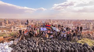 2024 Biggest cleaning in Armenia  on Cascade Yerevan  Green Green [upl. by Enorej]