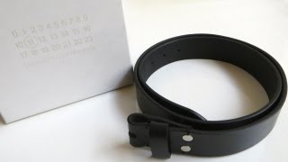 Maison Martin Margiela Belt  unboxing  review [upl. by Matthews]