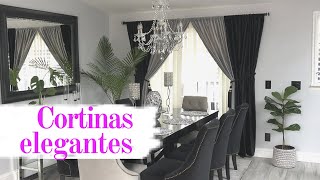 COMO PONER TUS CORTINAS MAS ELEGANTES 👍🏽😍 [upl. by Ahsiener427]