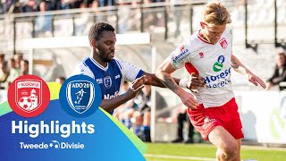 💥 Wie wint de KELDERKRAKER  Highlights vv Noordwijk  ADO20 [upl. by Ahsienot]