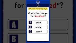 English Synonyms Quiz  Can You Score 33 synonyms english shorts [upl. by Bethesda377]