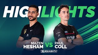 🇪🇬 Hesham v Coll 🇳🇿  US Open Championships 2024  QF HIGHLIGHTS [upl. by Irianat]