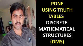 Principal Disjunctive Normal Form  PDNF Solved Examples  WITH USING TRUTH TABLE  DMSMFCS [upl. by Zoellick]