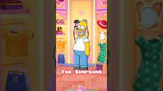 Homer Simpson Makeover My Talking Angela 2 cosplay gameplay gaming [upl. by Sirtaeb]