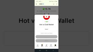 Hot vs Cold Wallet  Seed Verify Keyword [upl. by Messing52]